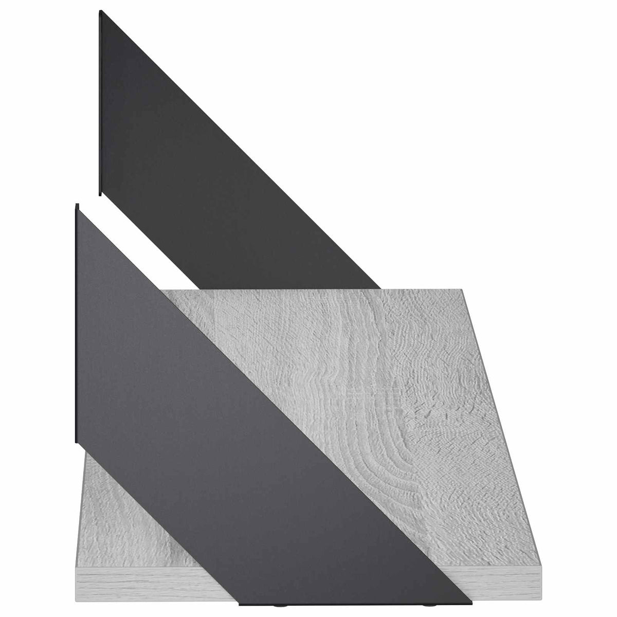Wall Shelves 2 pcs Grey Sonoma 70 x 20 x 17 cm