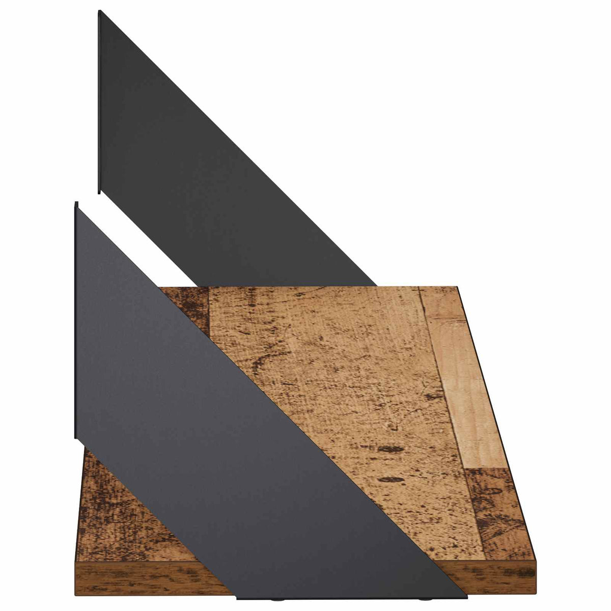 Wall Shelves 4 pcs Old Wood 70 x 20 x 17 cm