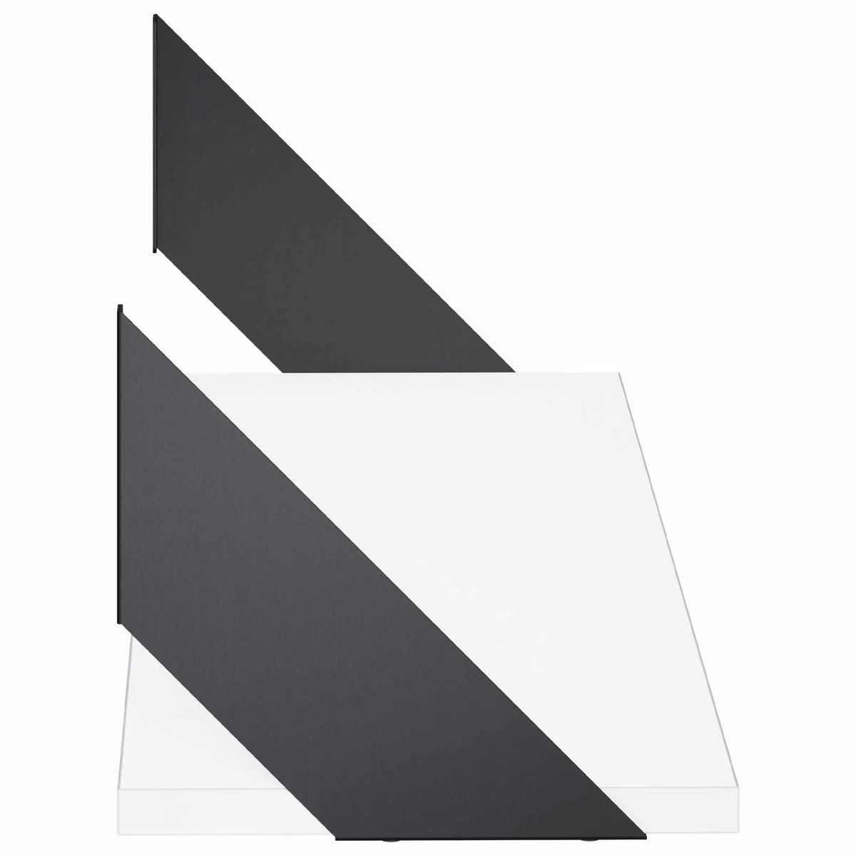 Wall Shelves 2 pcs White 80 x 20 x 17 cm