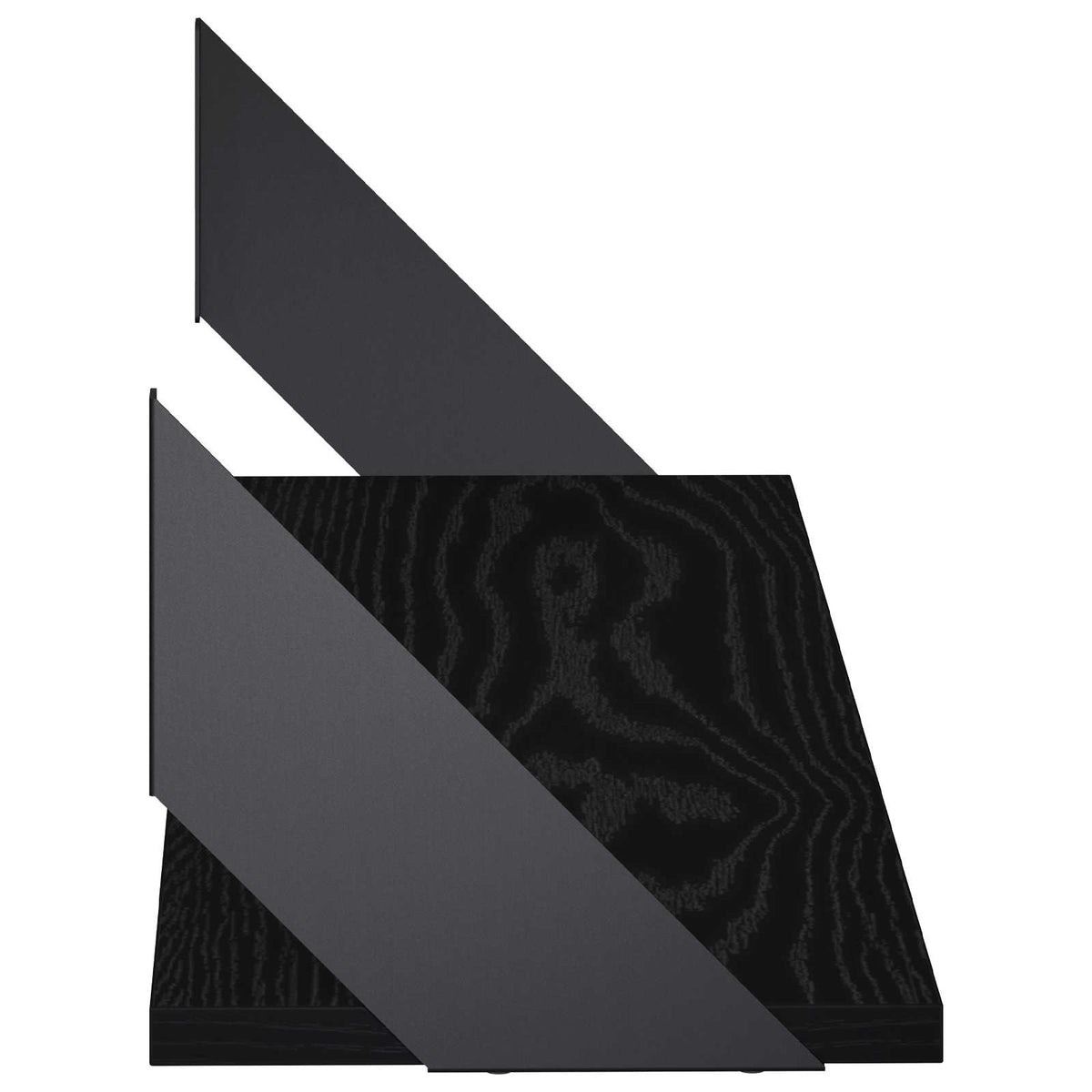 Wall Shelves 4 pcs Black Oak 80 x 20 x 17 cm