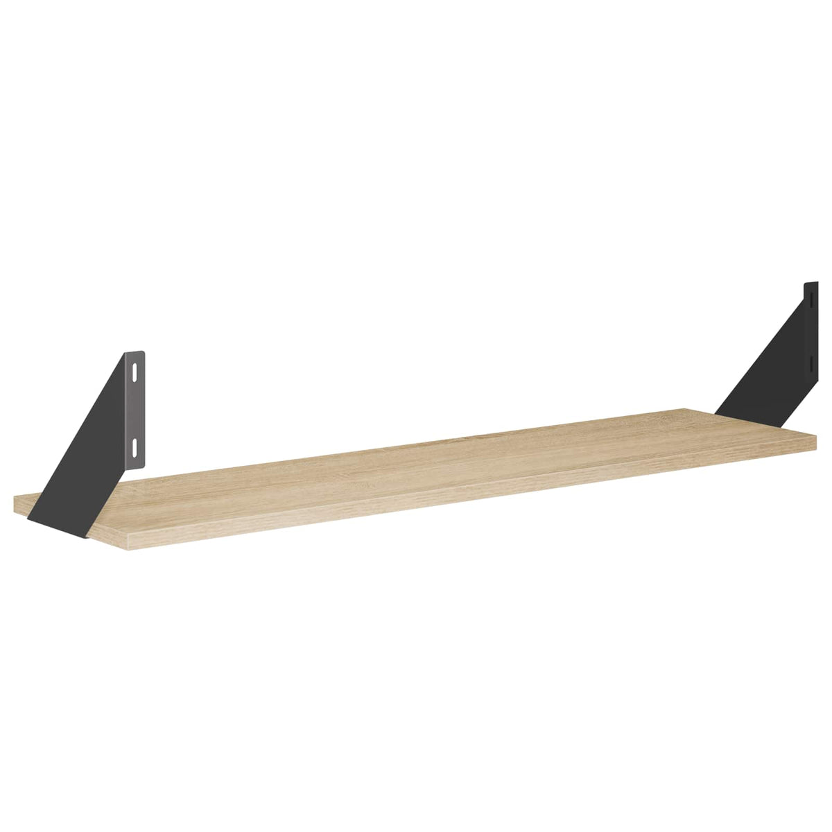Wall Shelves 2 pcs Sonoma Oak 80 x 20 x 17 cm