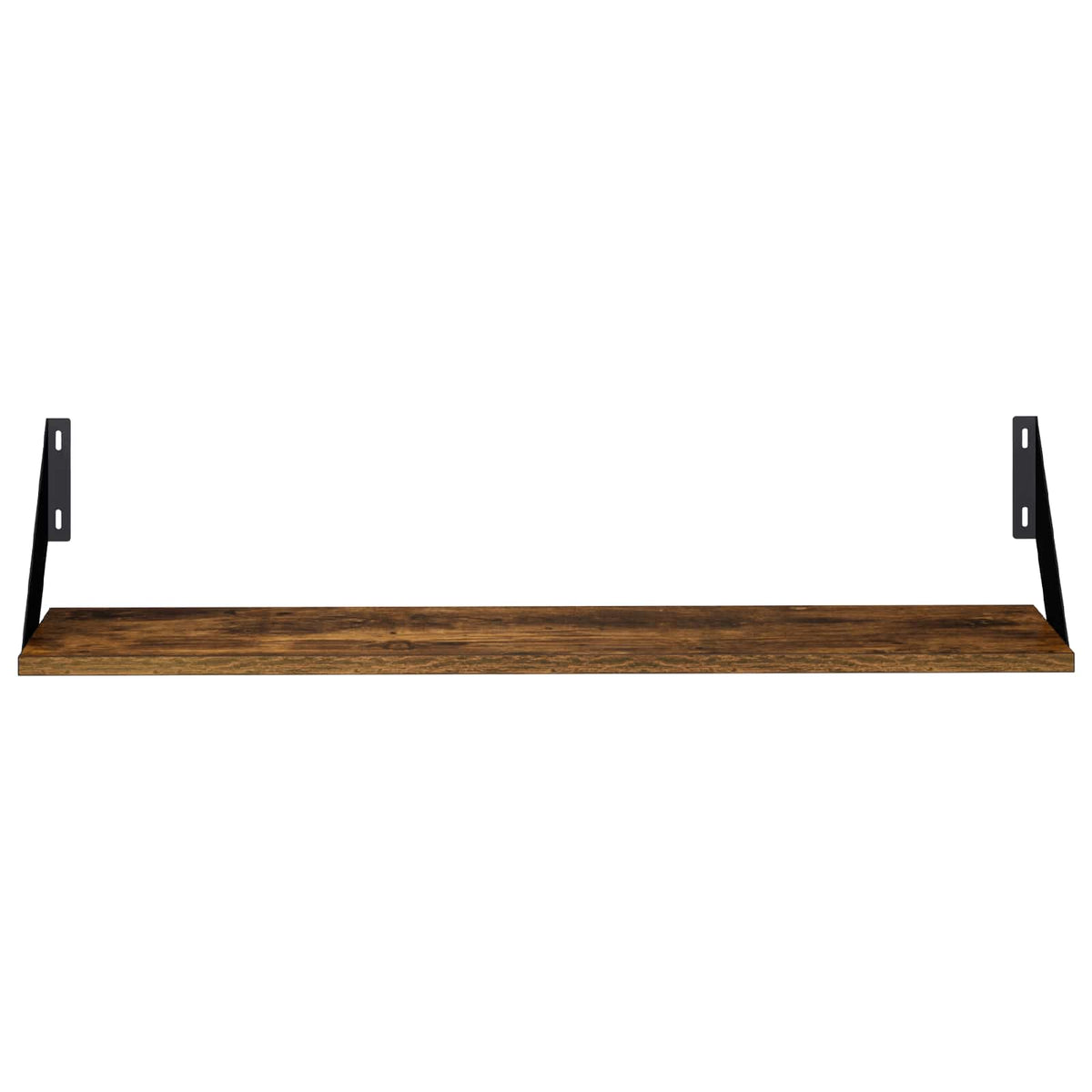 Wall Shelves 2 pcs Smoked Oak 80 x 20 x 17 cm