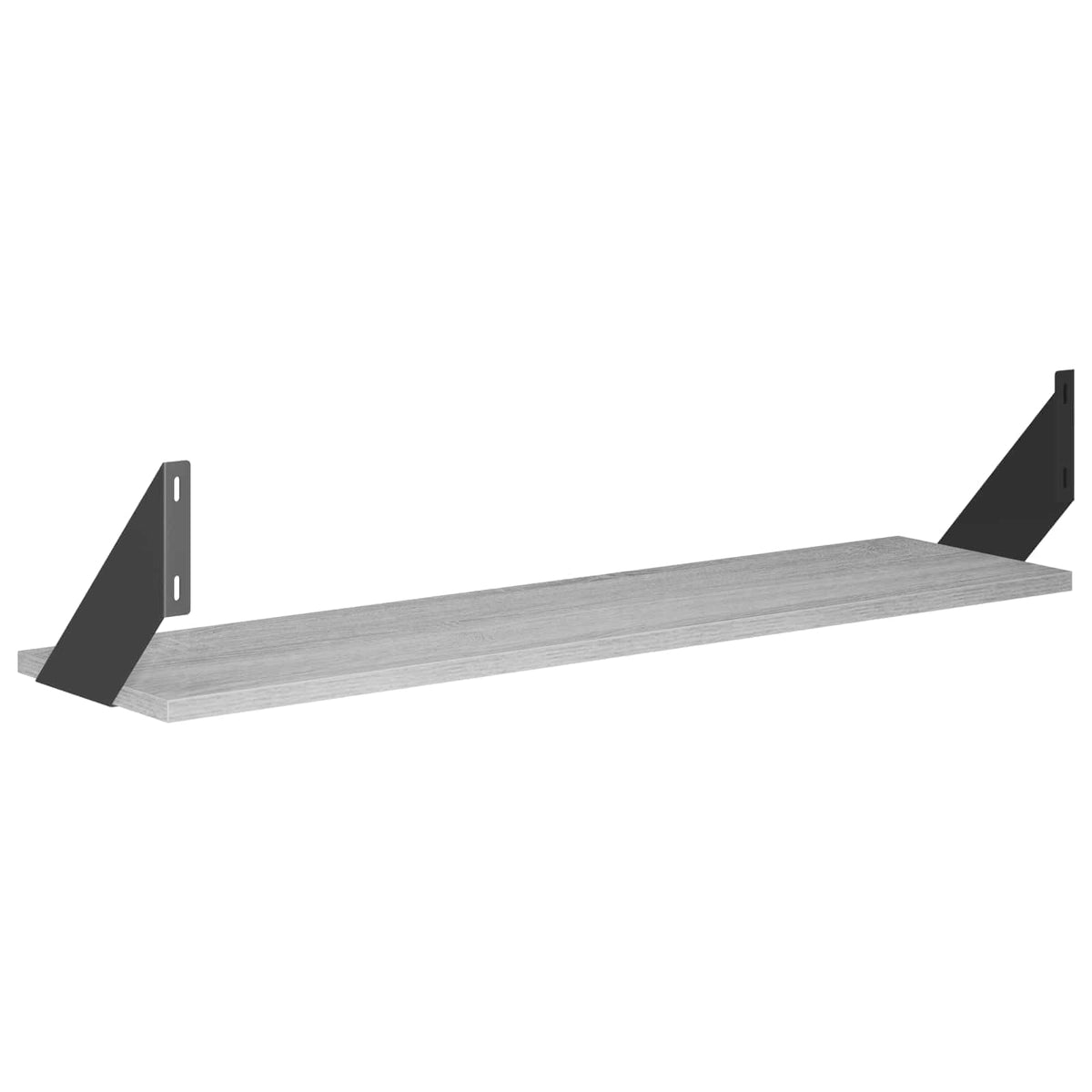 Wall Shelves 4 pcs Grey Sonoma 80 x 20 x 17 cm