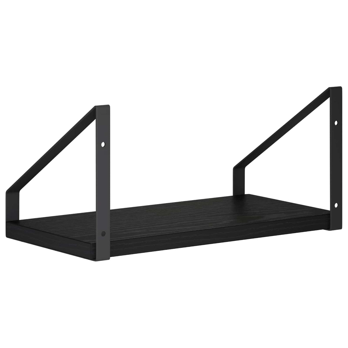 Wall Shelves 4 pcs Black Oak 30 x 16 x 15.5 cm