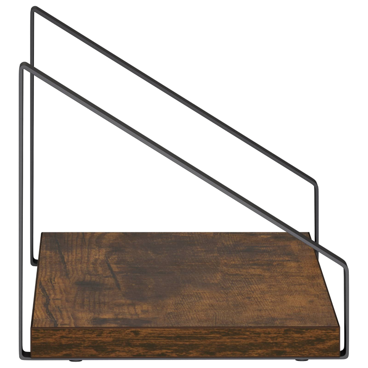 Wall Shelves 4 pcs Smoked Oak 30 x 16 x 15.5 cm
