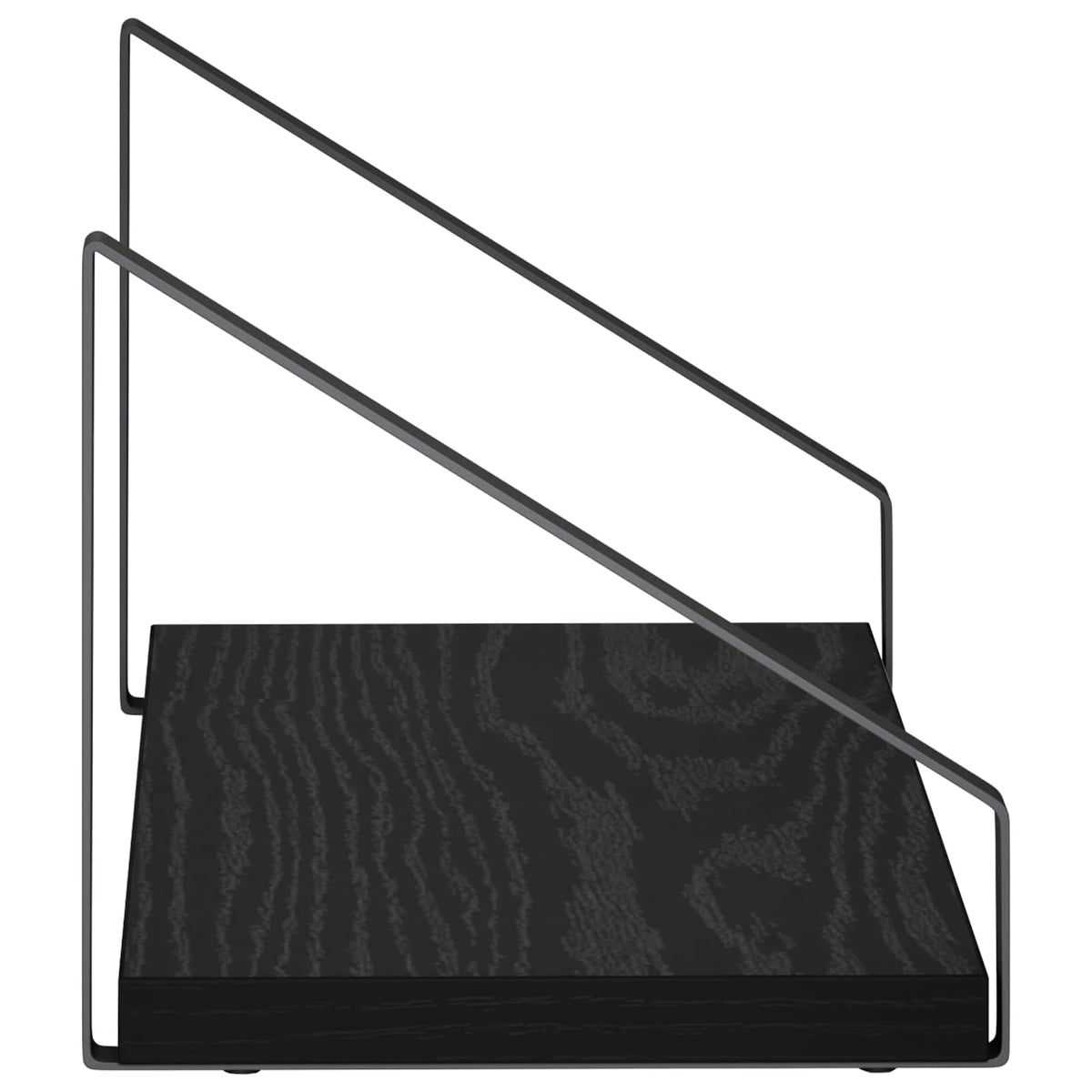 Wall Shelves 2 pcs Black Oak 40 x 16 x 15.5 cm