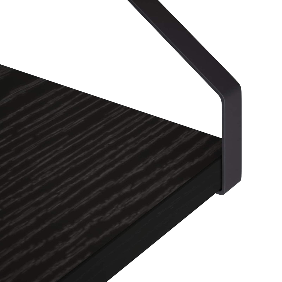 Wall Shelves 4 pcs Black Oak 40 x 16 x 15.5 cm