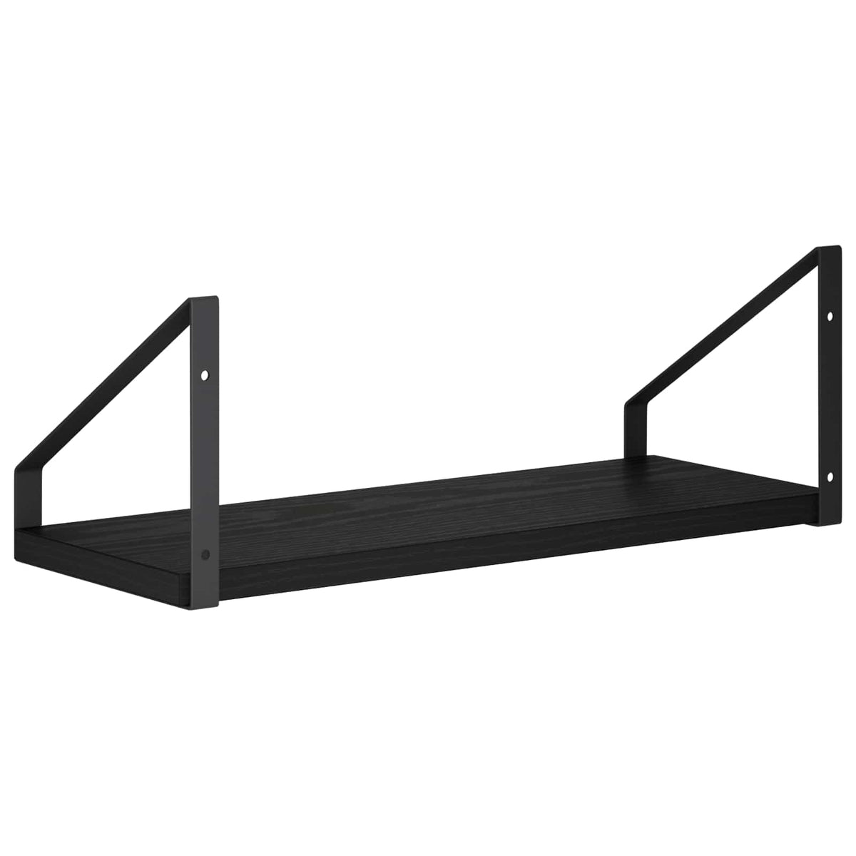 Wall Shelves 4 pcs Black Oak 40 x 16 x 15.5 cm