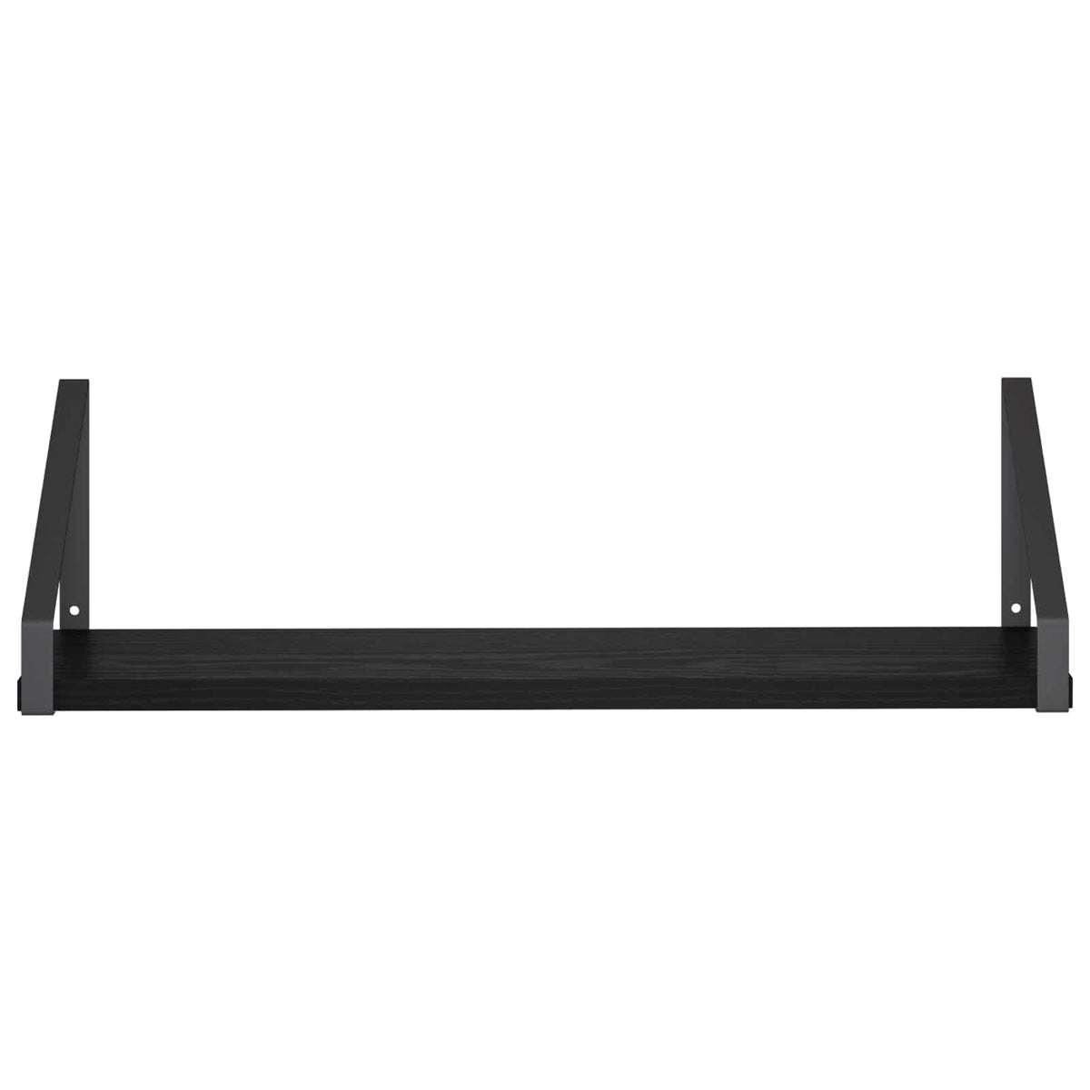 Wall Shelves 2 pcs Black Oak 50 x 16 x 15.5 cm
