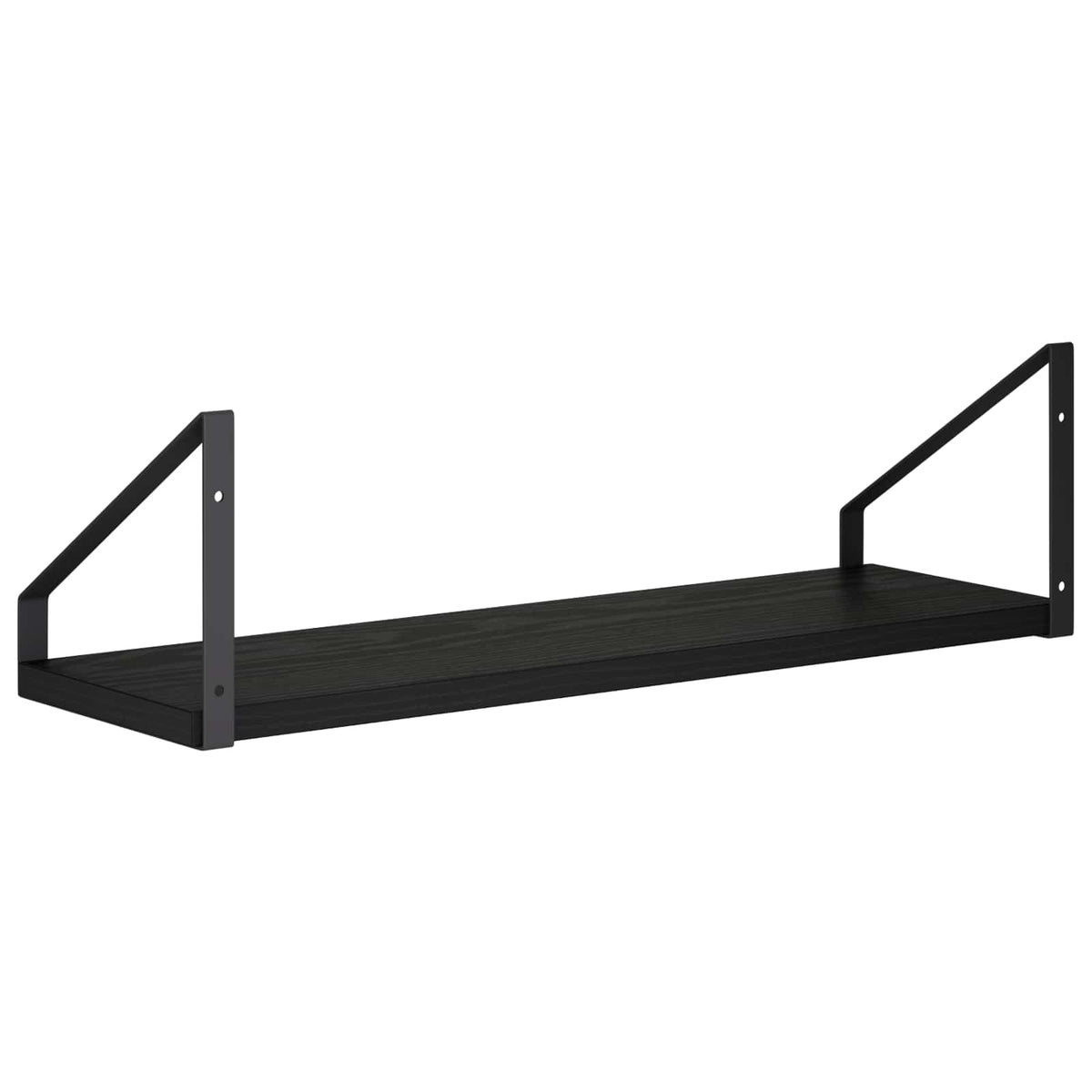 Wall Shelves 4 pcs Black Oak 50 x 16 x 15.5 cm
