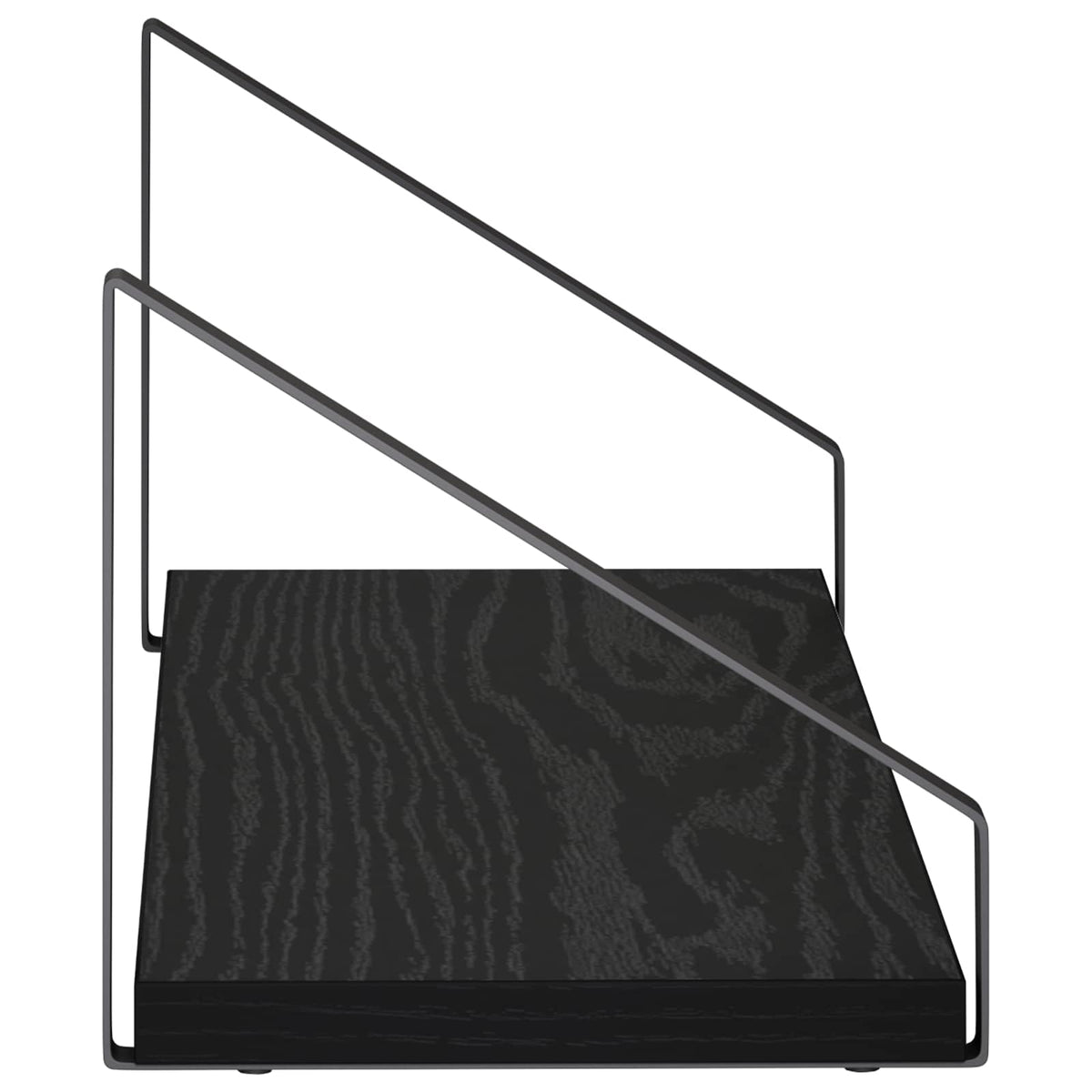 Wall Shelves 4 pcs Black Oak 50 x 16 x 15.5 cm