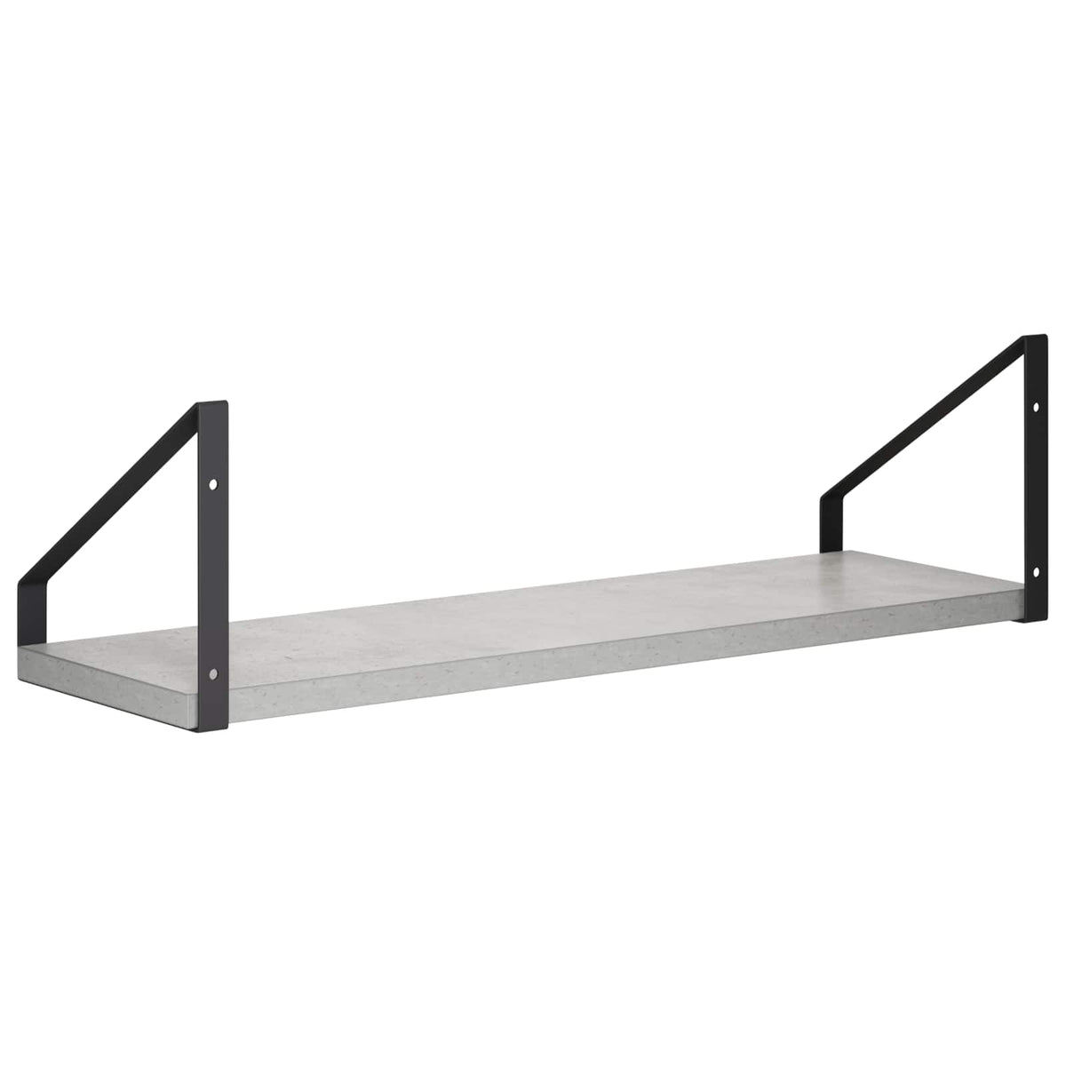 Wall Shelves 2 pcs Concrete Grey 50 x 16 x 15.5 cm