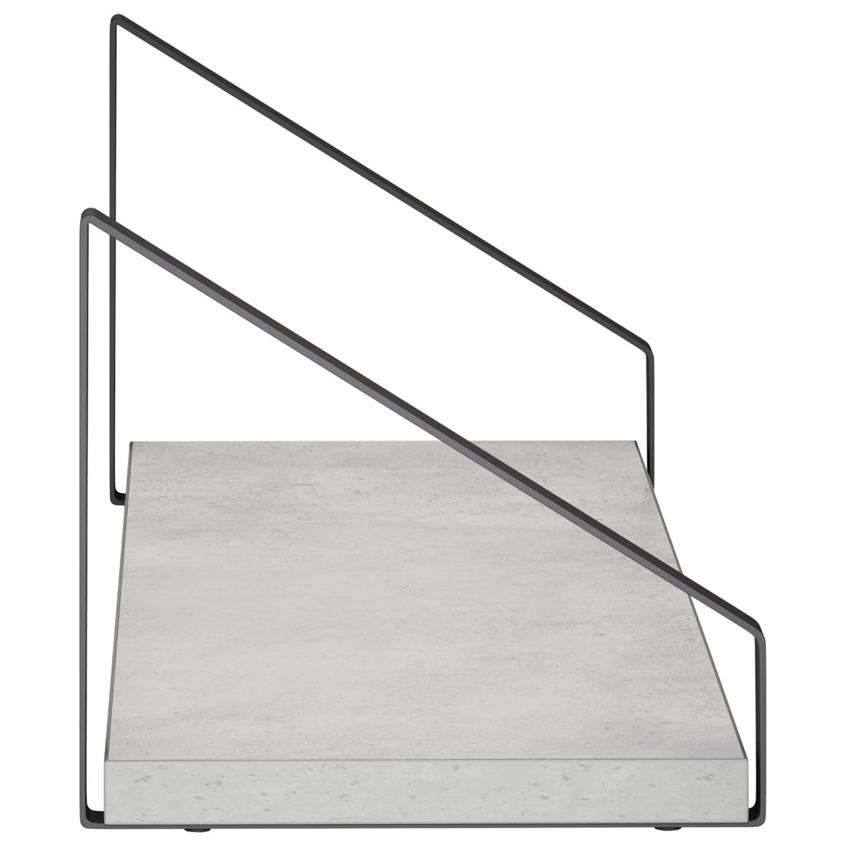 Wall Shelves 4 pcs Concrete Grey 50 x 16 x 15.5 cm