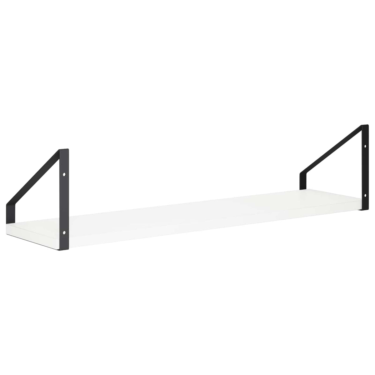 Wall Shelves 2 pcs White 60 x 16 x 15.5 cm