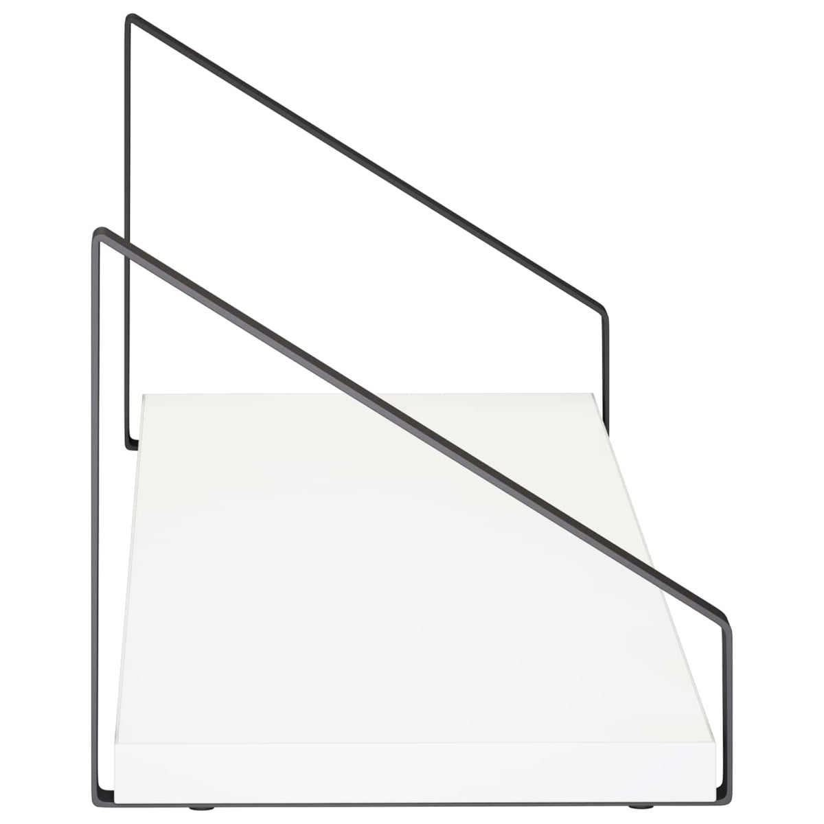 Wall Shelves 2 pcs White 60 x 16 x 15.5 cm