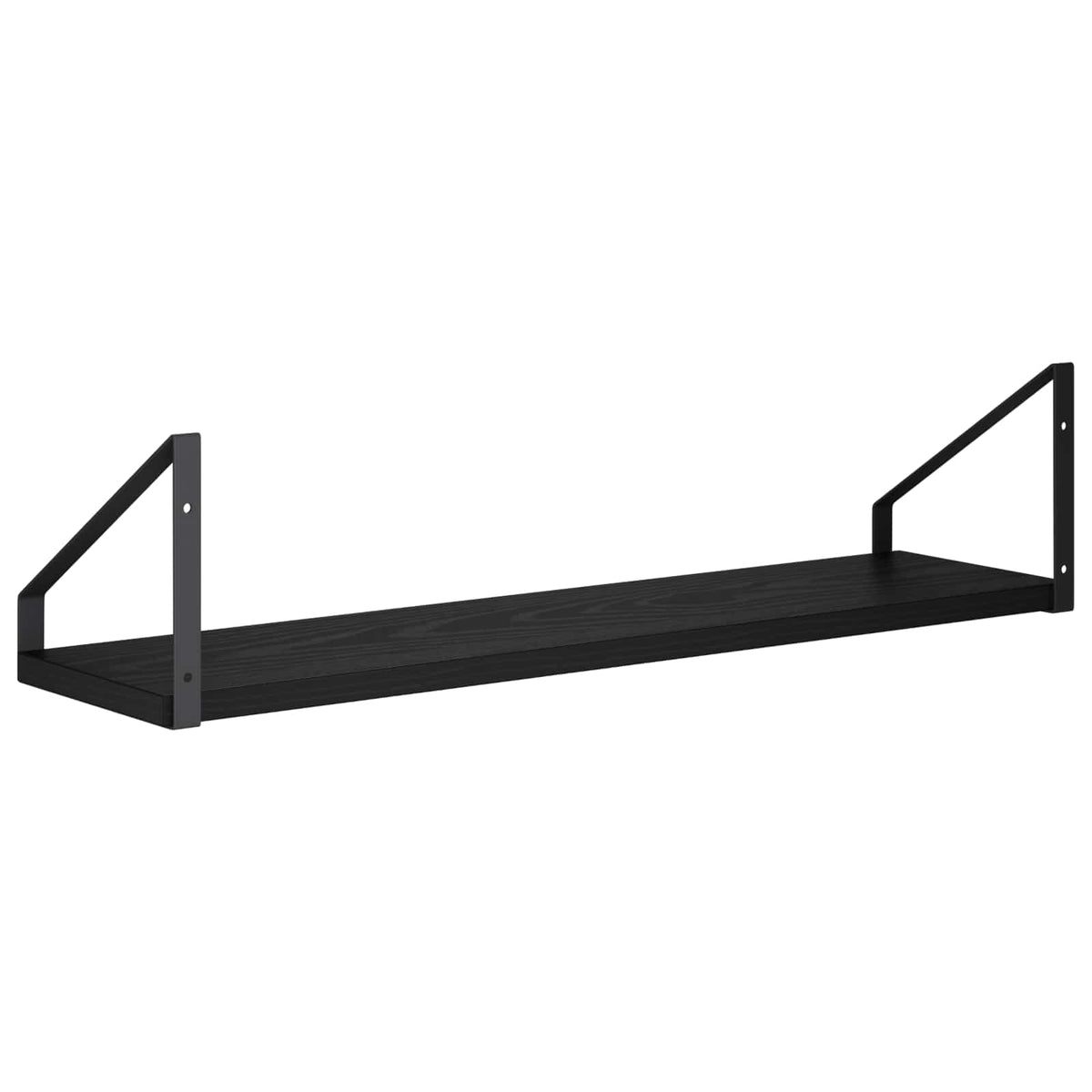 Wall Shelves 4 pcs Black Oak 60 x 16 x 15.5 cm