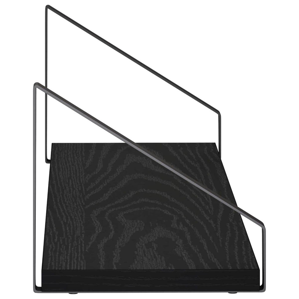 Wall Shelves 4 pcs Black Oak 60 x 16 x 15.5 cm