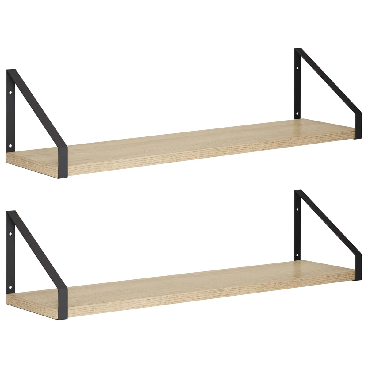 Wall Shelves 2 pcs Sonoma Oak 60 x 16 x 15.5 cm