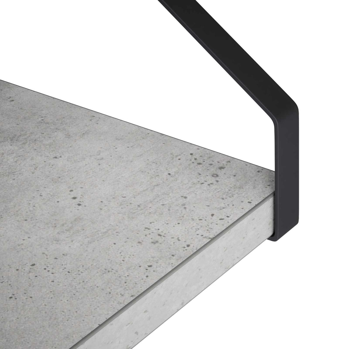Wall Shelves 2 pcs Concrete Grey 60 x 16 x 15.5 cm