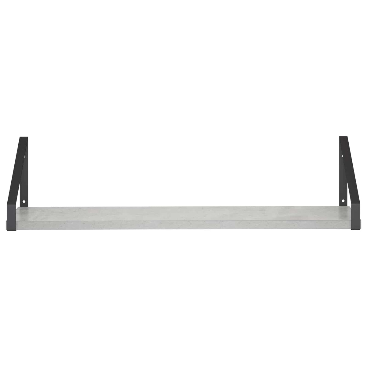 Wall Shelves 2 pcs Concrete Grey 60 x 16 x 15.5 cm