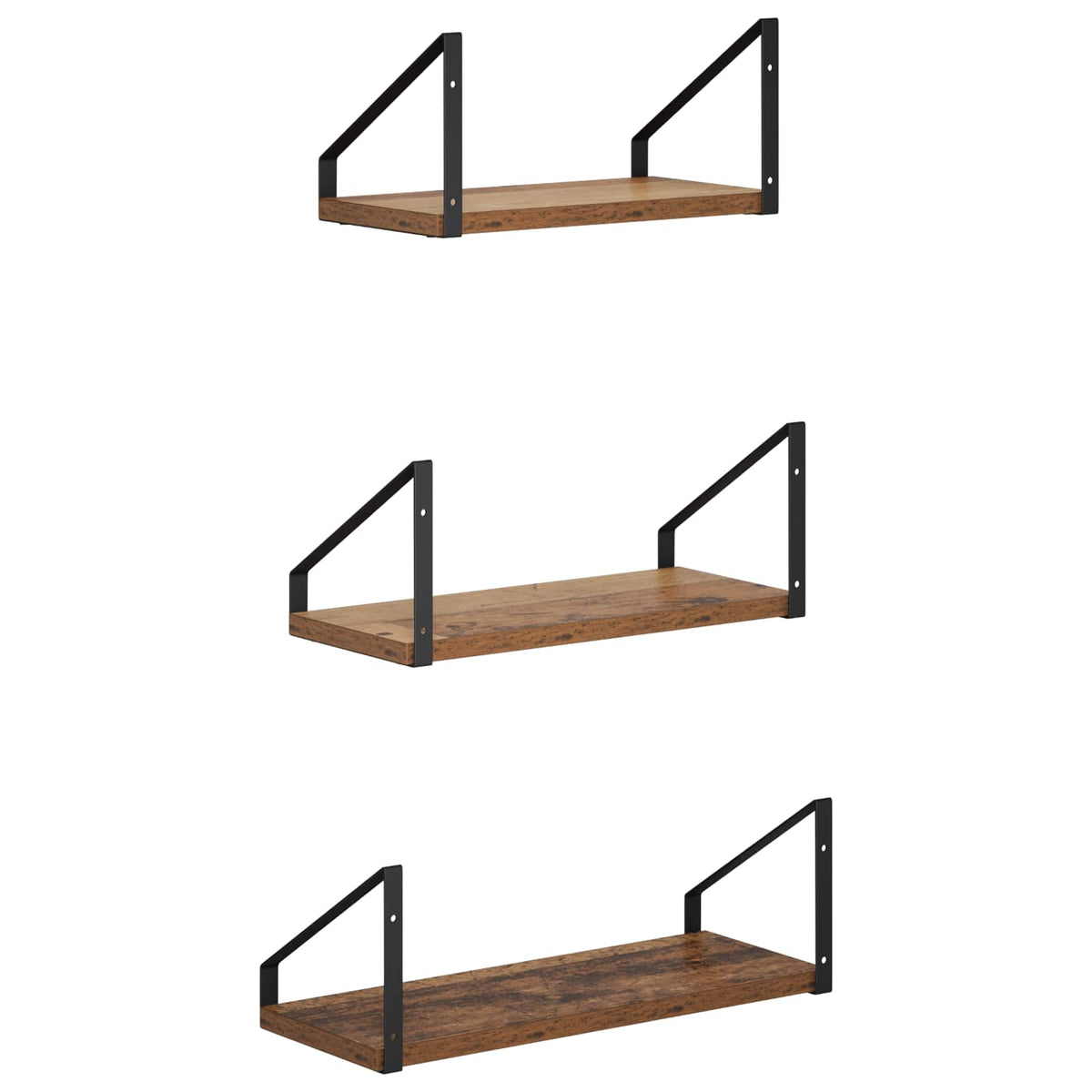 Wall Shelves 3 pcs Old Wood 40 x 16 x 15.5 cm