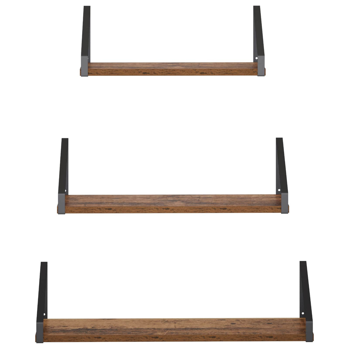 Wall Shelves 3 pcs Old Wood 60 x 16 x 15.5 cm