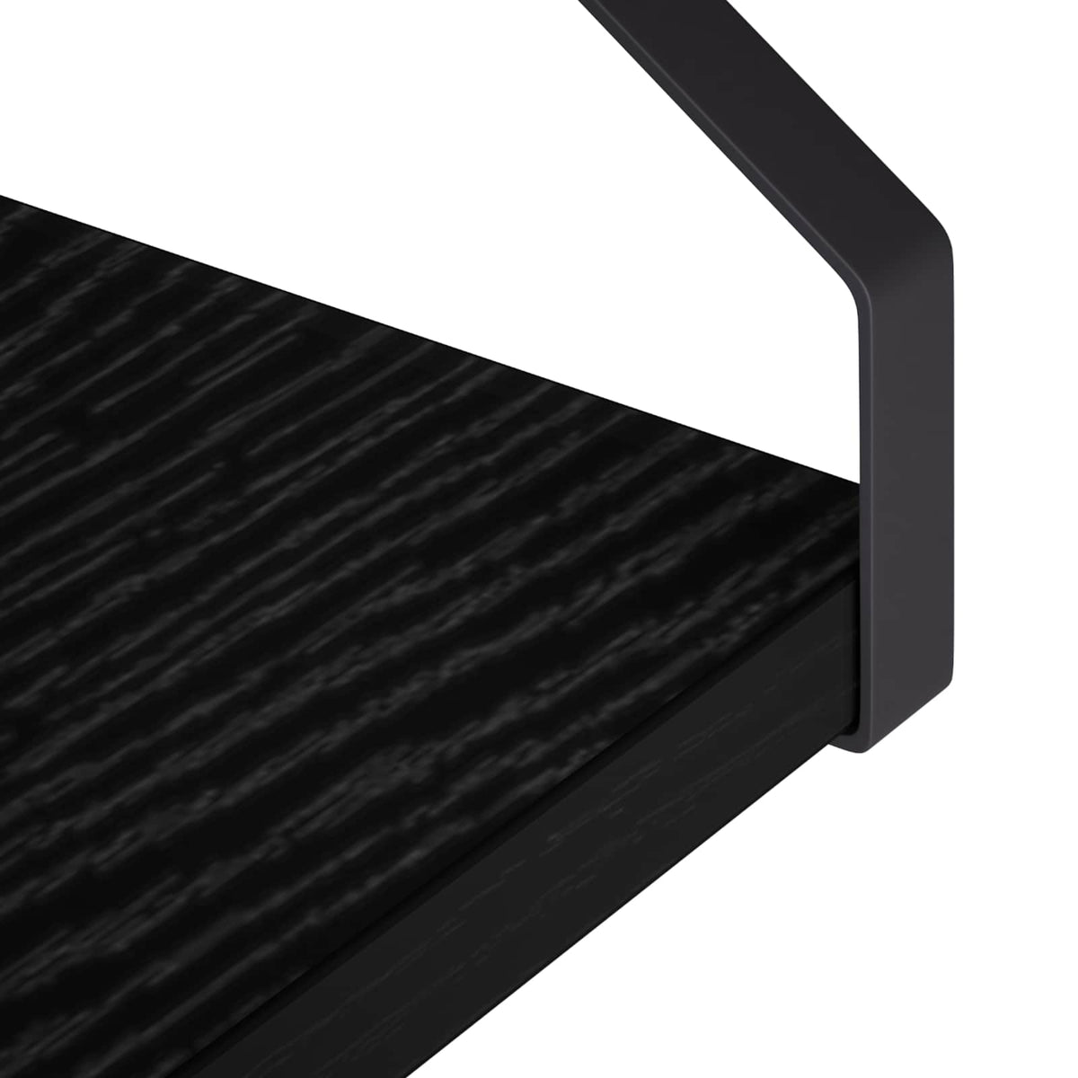 Wall Shelves 6 pcs Black Oak 40 x 16 x 15.5 cm