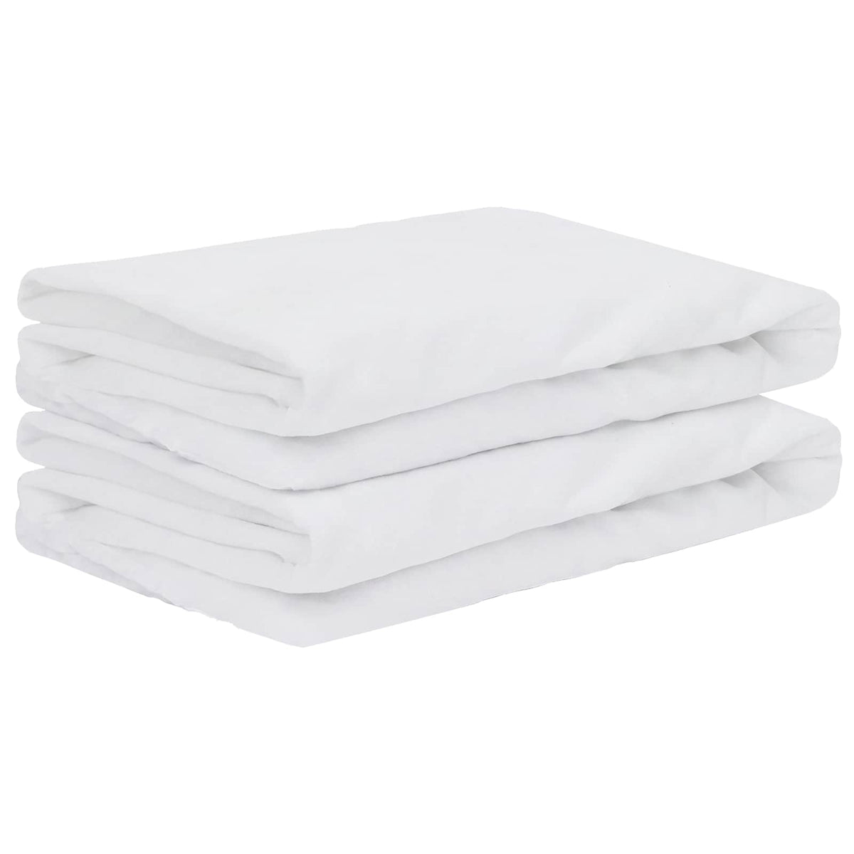 Mattress Protector 2 pcs 90 x 200 cm Waterproof White