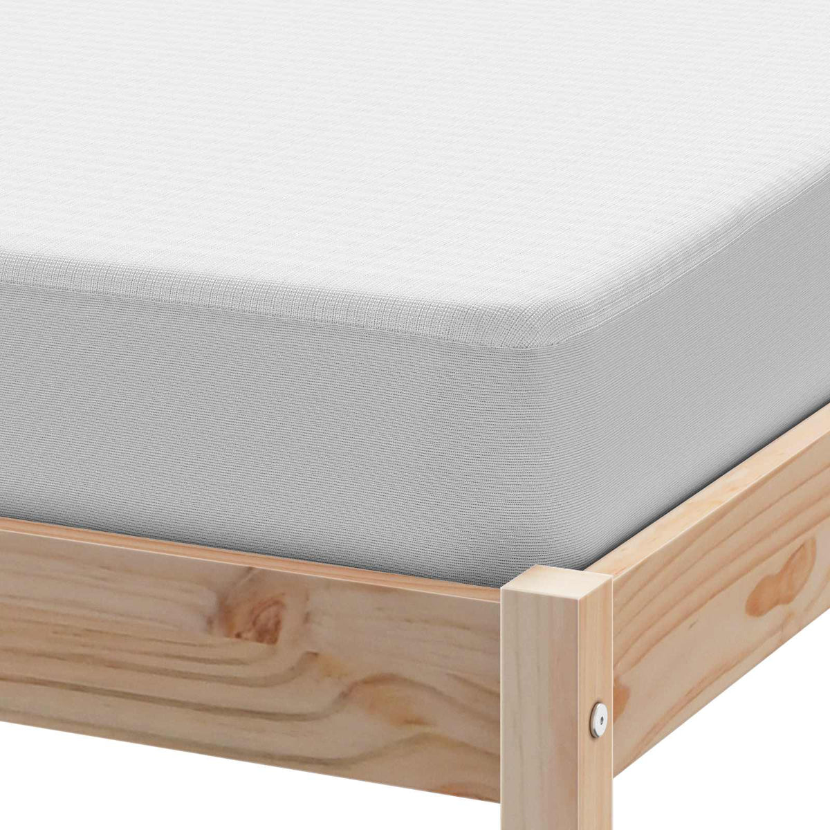 Mattress Protector 2 pcs 160 x 220 cm Waterproof White