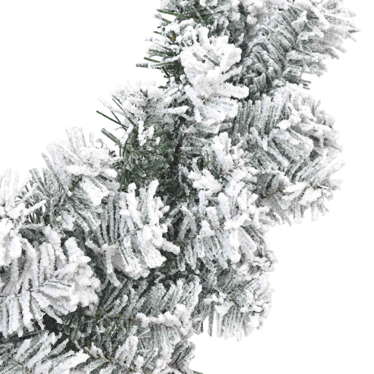 Christmas Wreath White Ø 50 cm PVC