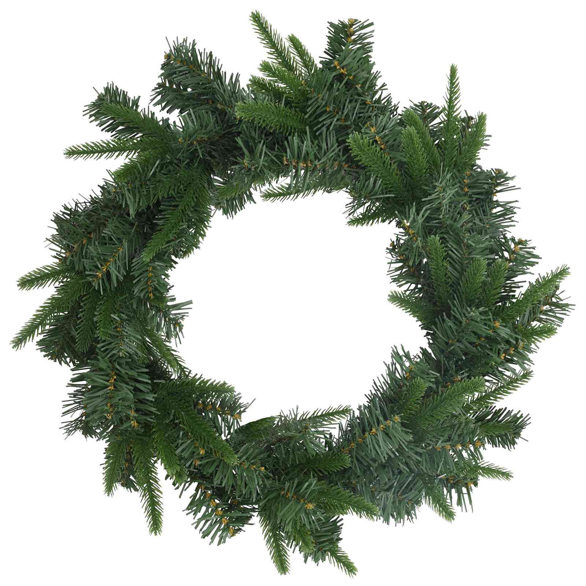 Christmas Wreath Green Dia. 30 cm PVC and PE