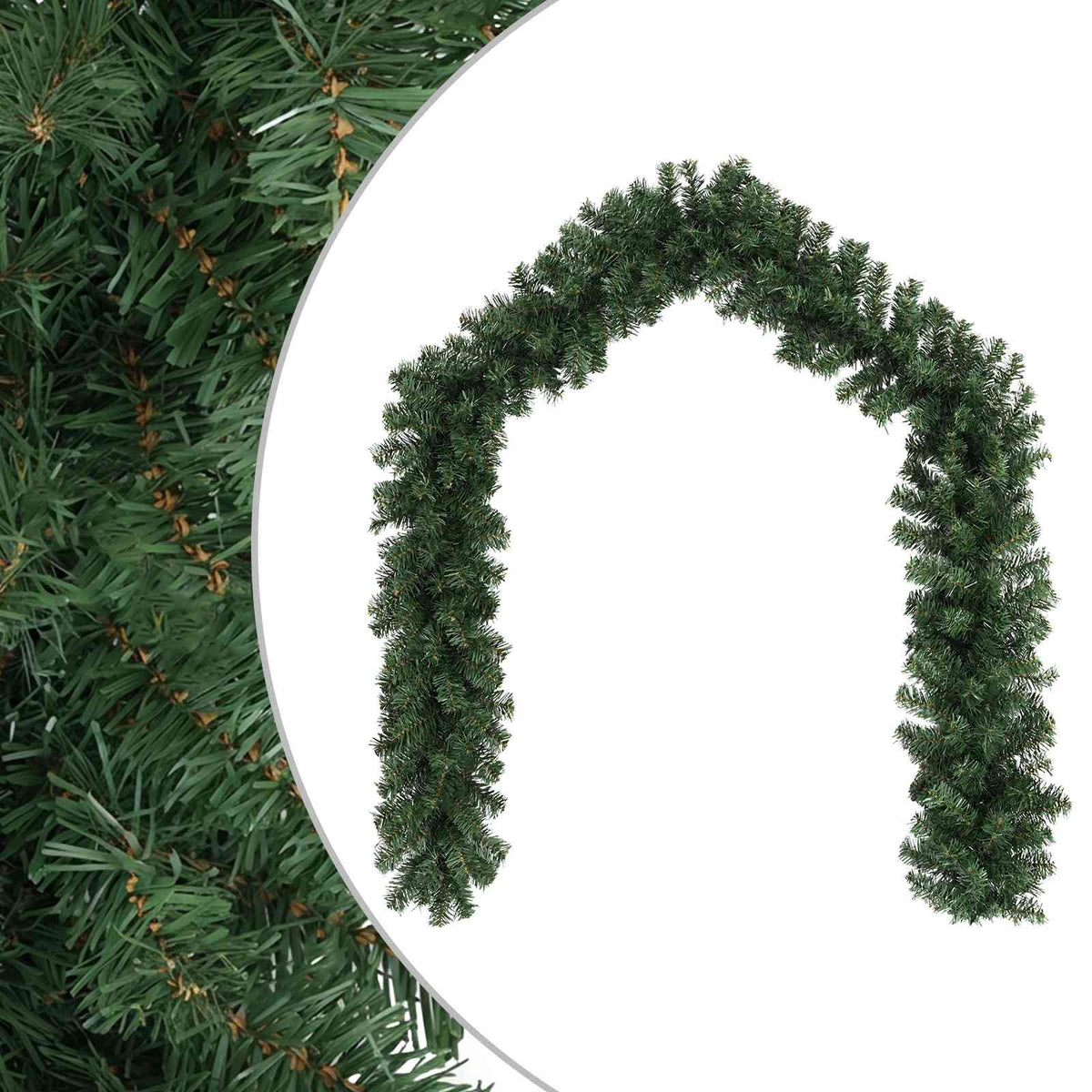 Christmas Garland Green 270 cm PVC