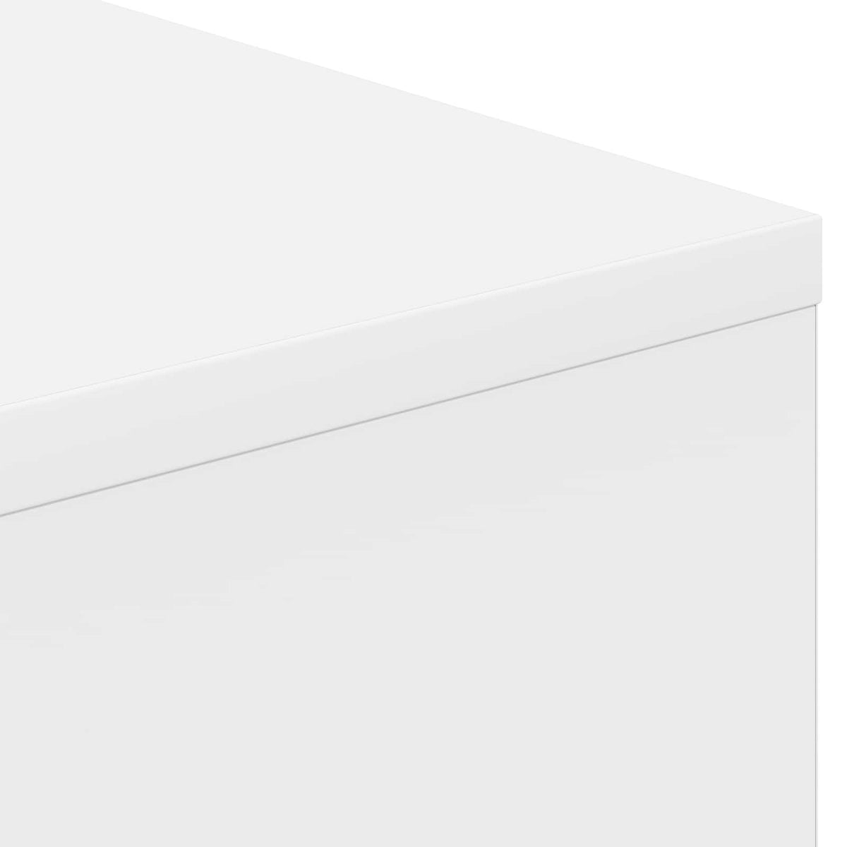 Electric Fireplace White 100 x 24.5 x 90 cm Engineered wood
