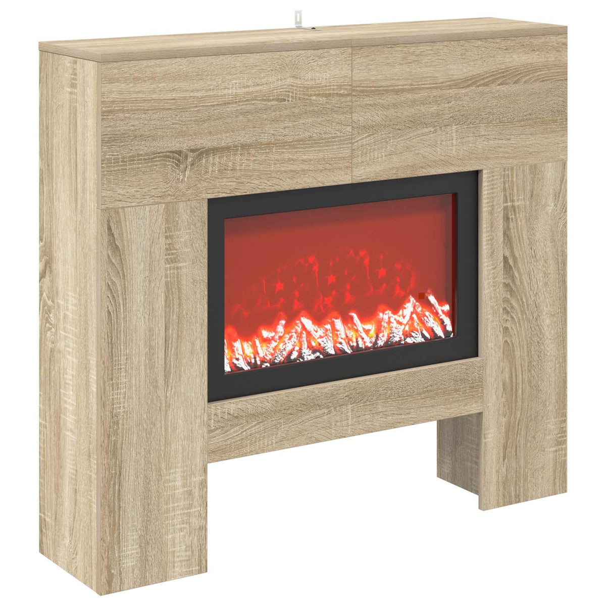 Electric Fireplace Sonoma 100 x 24.5 x 90 cm Engineered wood