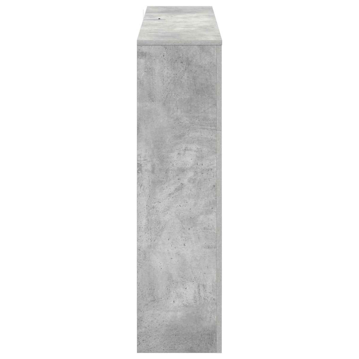 Electric Fireplace Concrete 100 x 24.5 x 90 cm Engineered wood