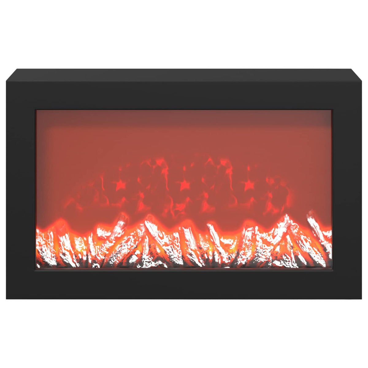 Electric Fireplace Old Wood 100 x 24.5 x 90 cm Engineered wood