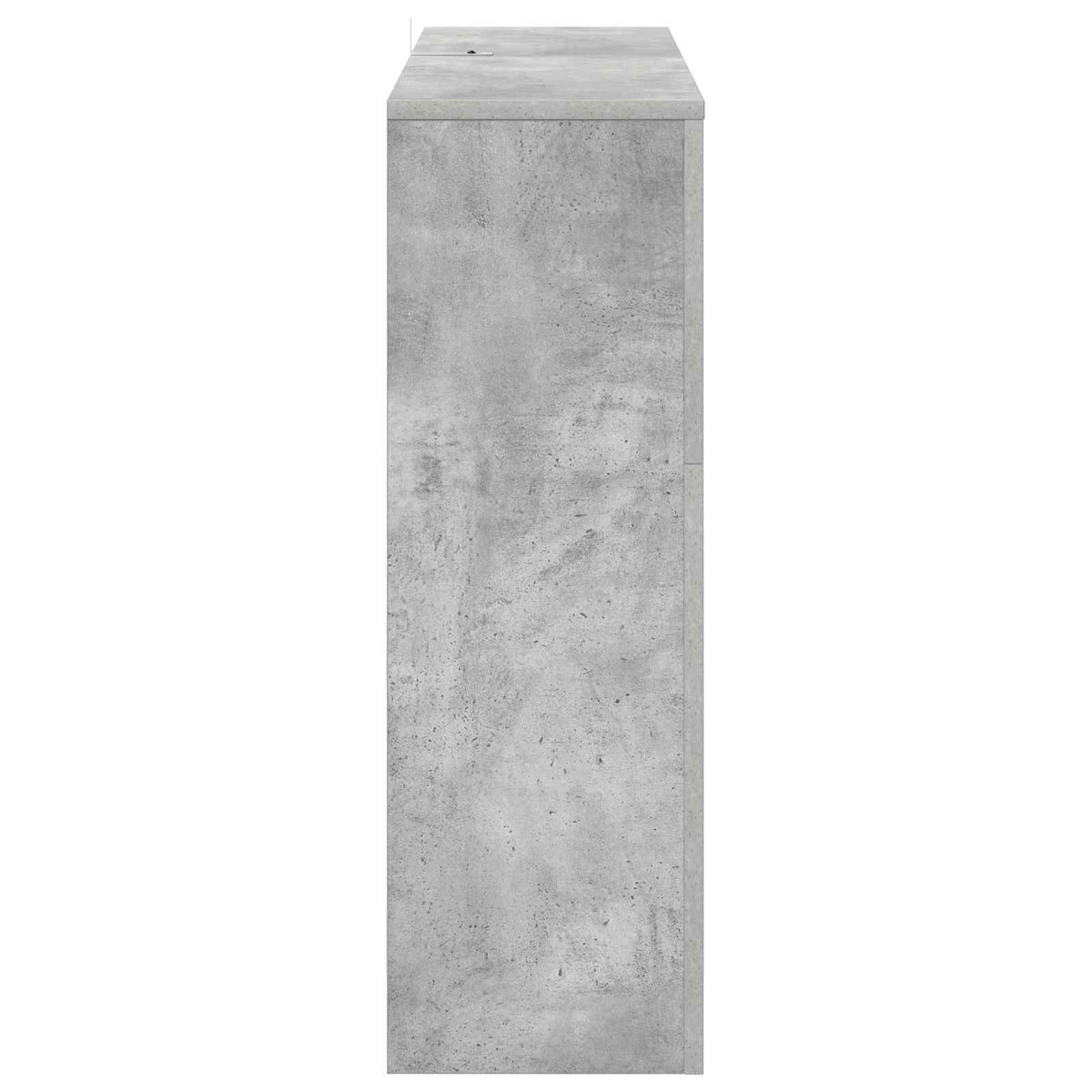 Electric Fireplace Concrete 75 x 24.5 x 75 cm Engineered wood