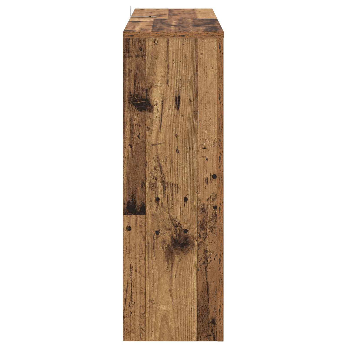Electric Fireplace Old Wood 75 x 24.5 x 75 cm Engineered wood