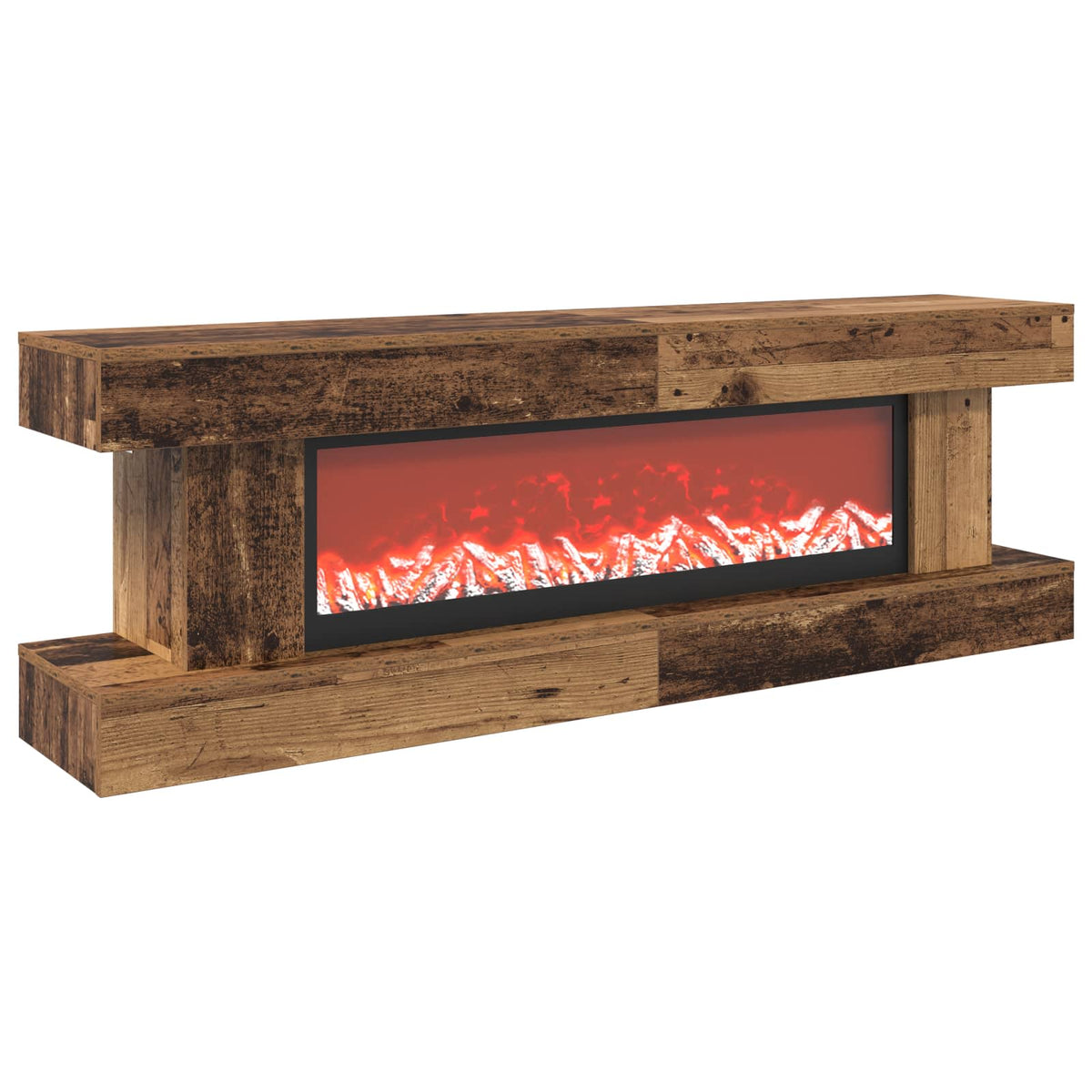 Electric Fireplace Old Wood 150 x 30 x 50 cm Engineered wood