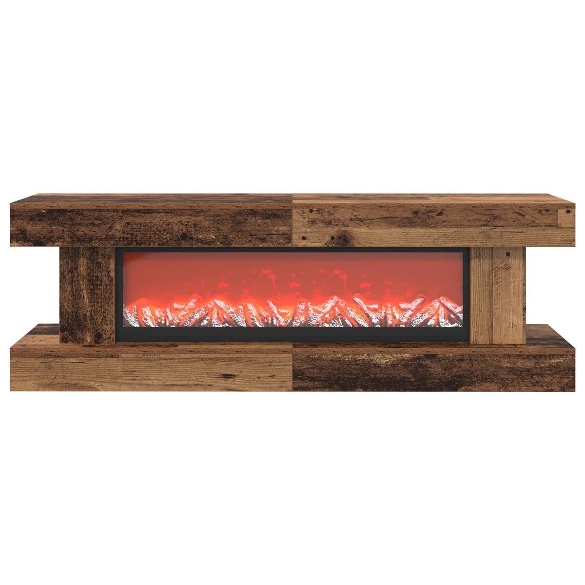 Electric Fireplace Old Wood 150 x 30 x 50 cm Engineered wood