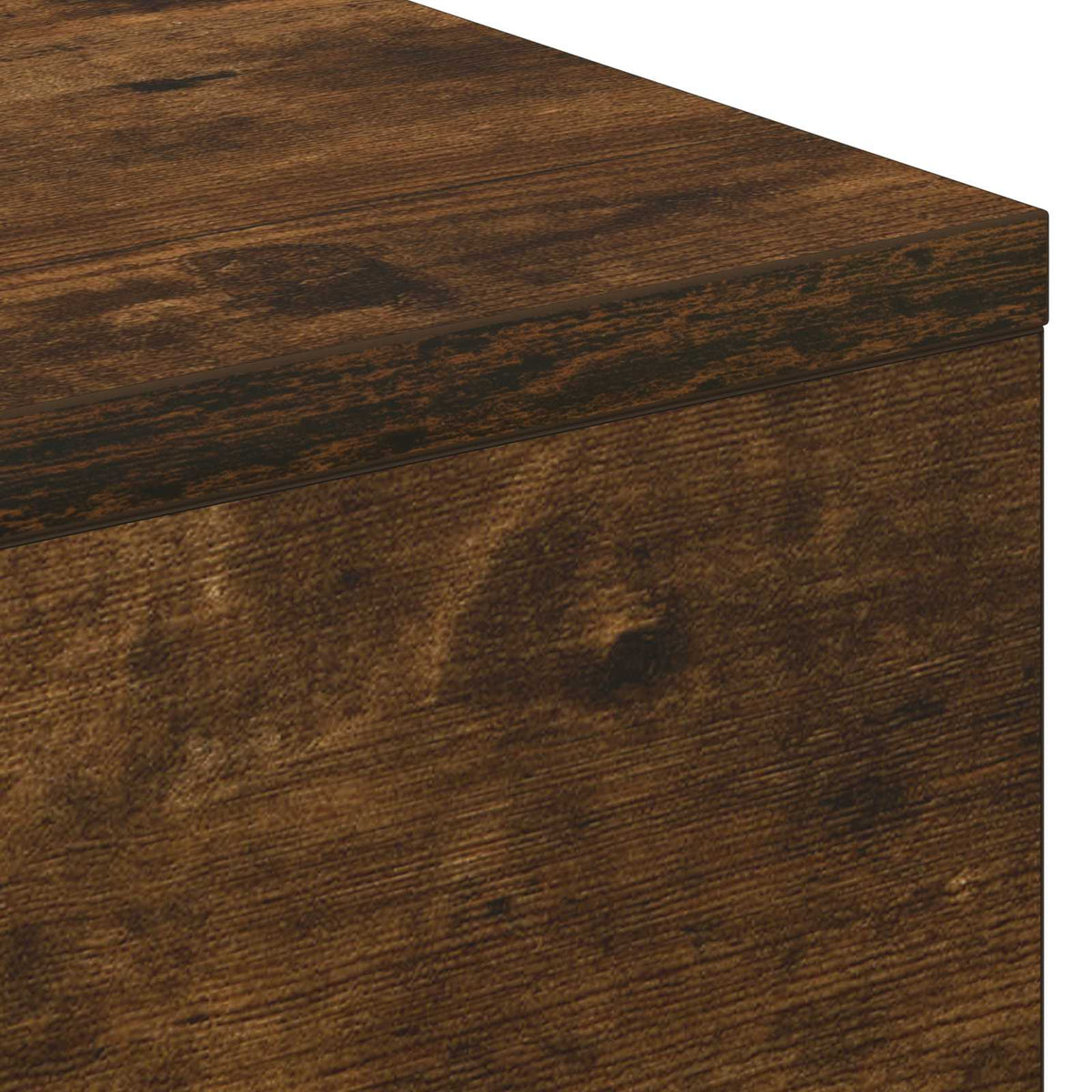 Electric Fireplace Smoked Oak 150 x 21 x 77 cm Engineered wood