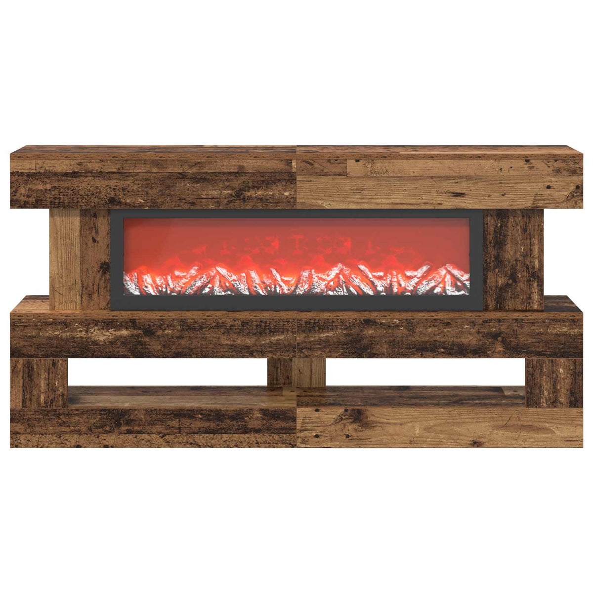 Electric Fireplace Old Wood 150 x 21 x 77 cm Engineered wood