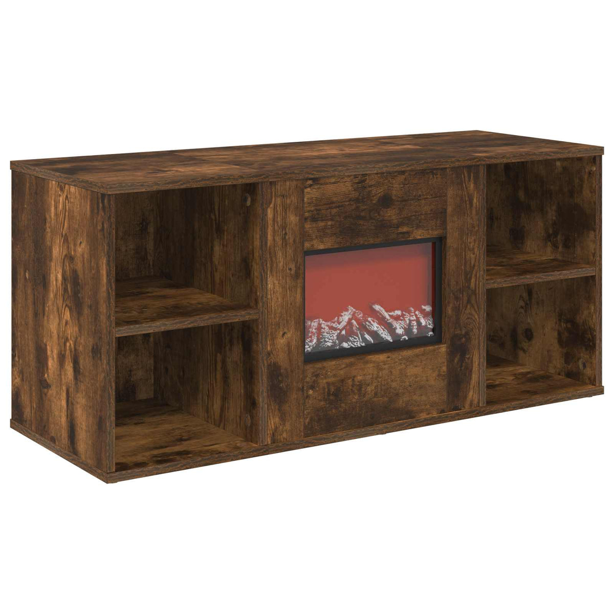 Electric Fireplace Smoked Oak 100 x 37 x 45.5 cm