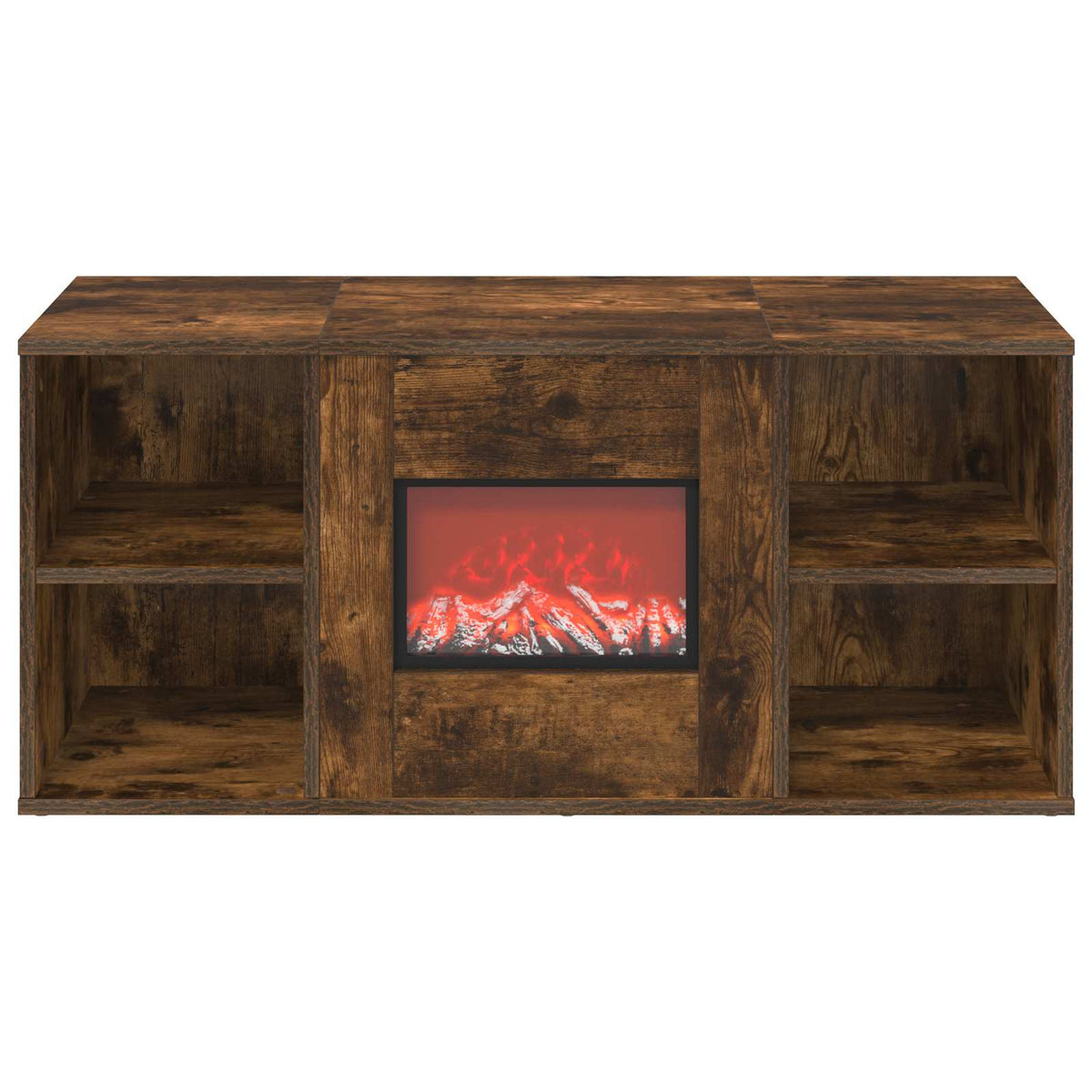 Electric Fireplace Smoked Oak 100 x 37 x 45.5 cm