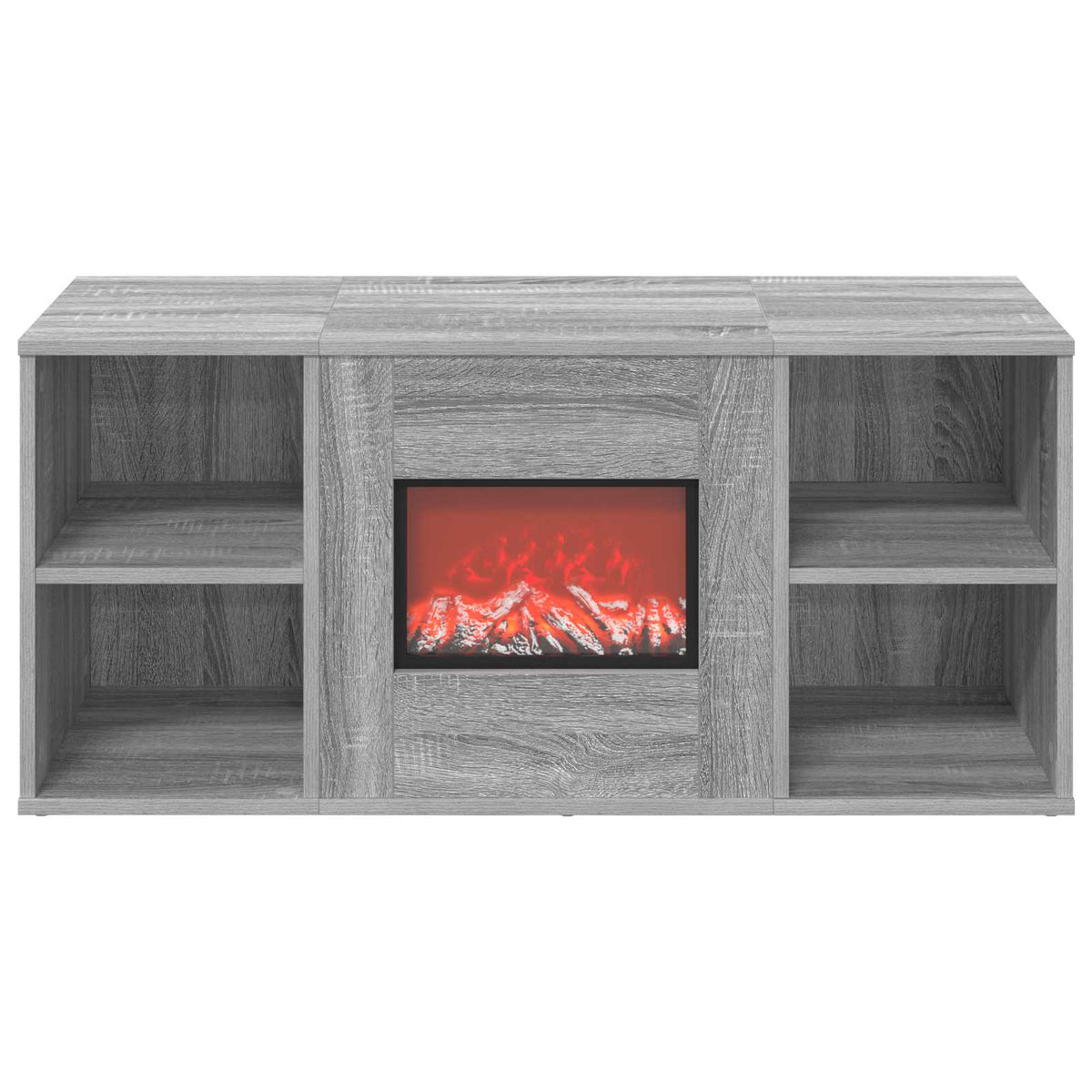 Electric Fireplace Grey Sonoma 100 x 37 x 45.5 cm