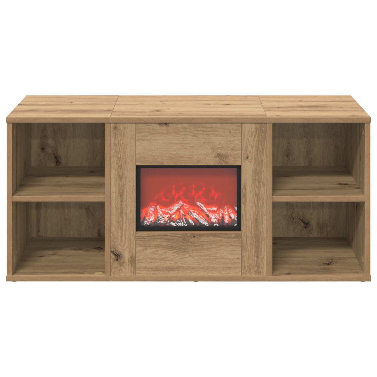 Electric Fireplace Artisan Oak 100 x 37 x 45.5 cm