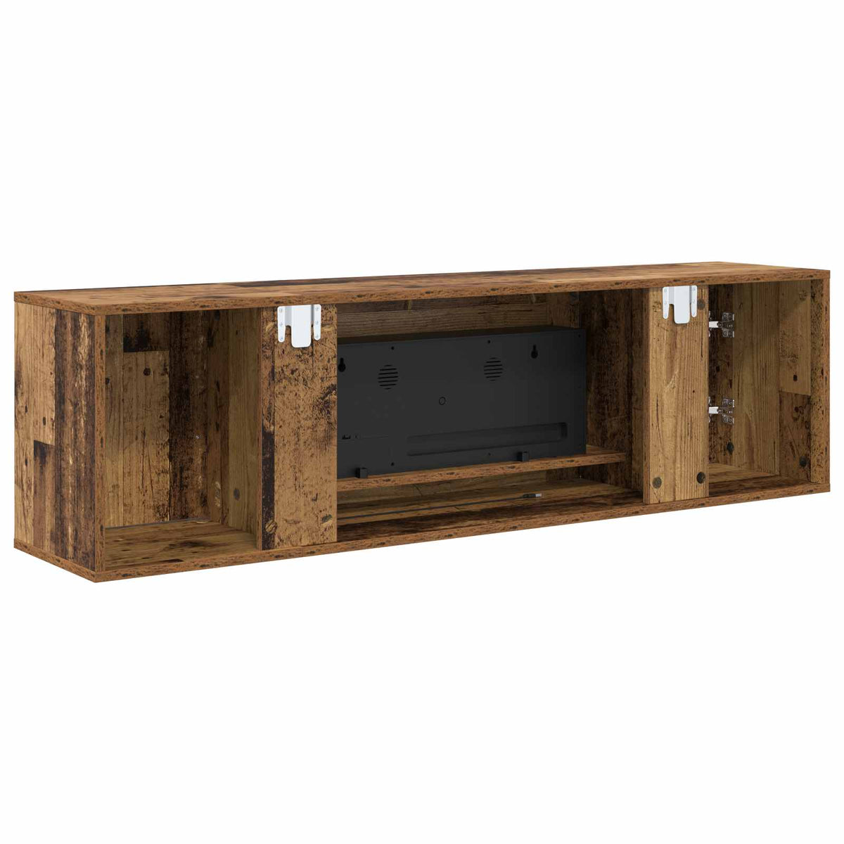Electric Fireplace Old Wood 140.5 x 30 x 39 cm Engineered wood