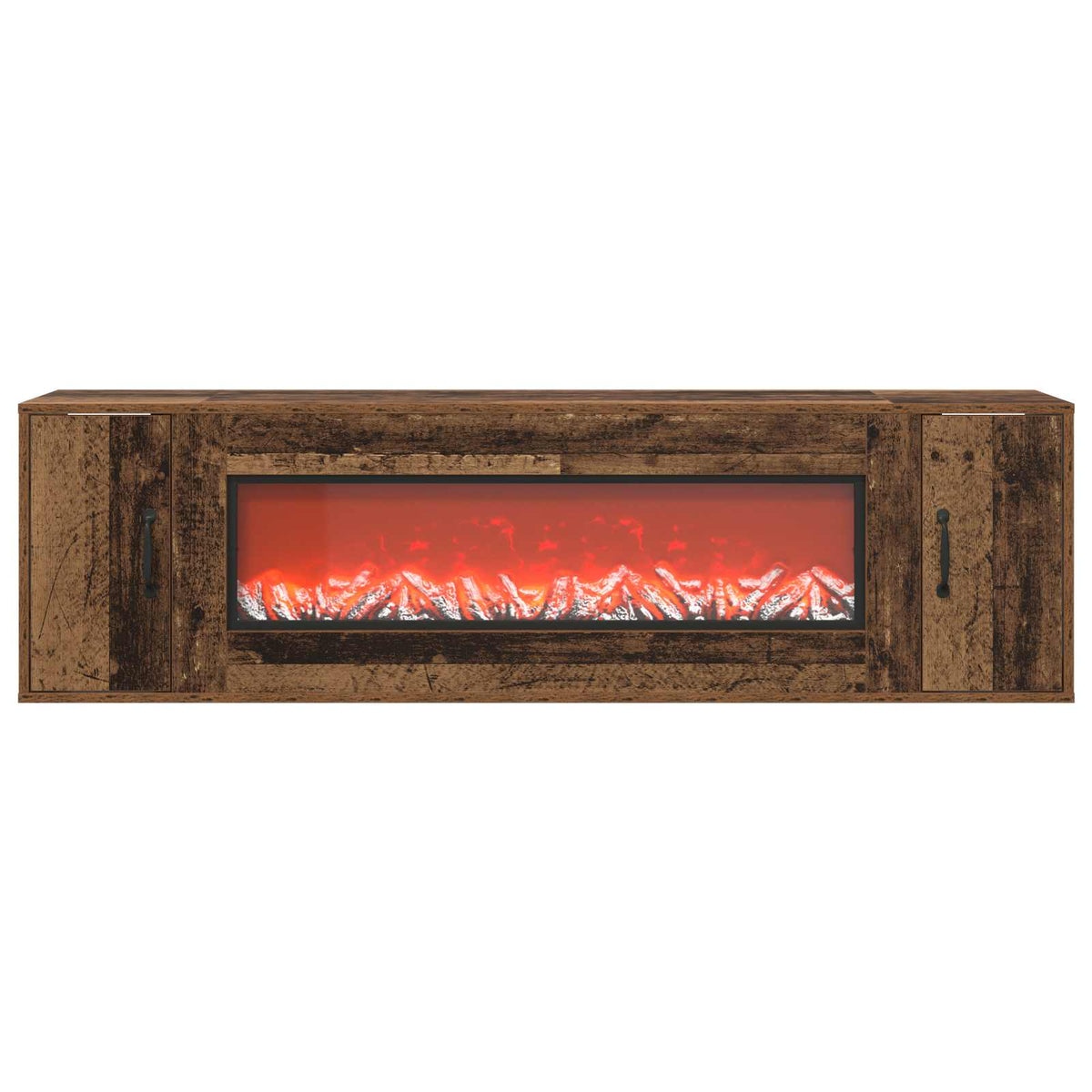 Electric Fireplace Old Wood 155 x 30 x 44 cm Engineered wood