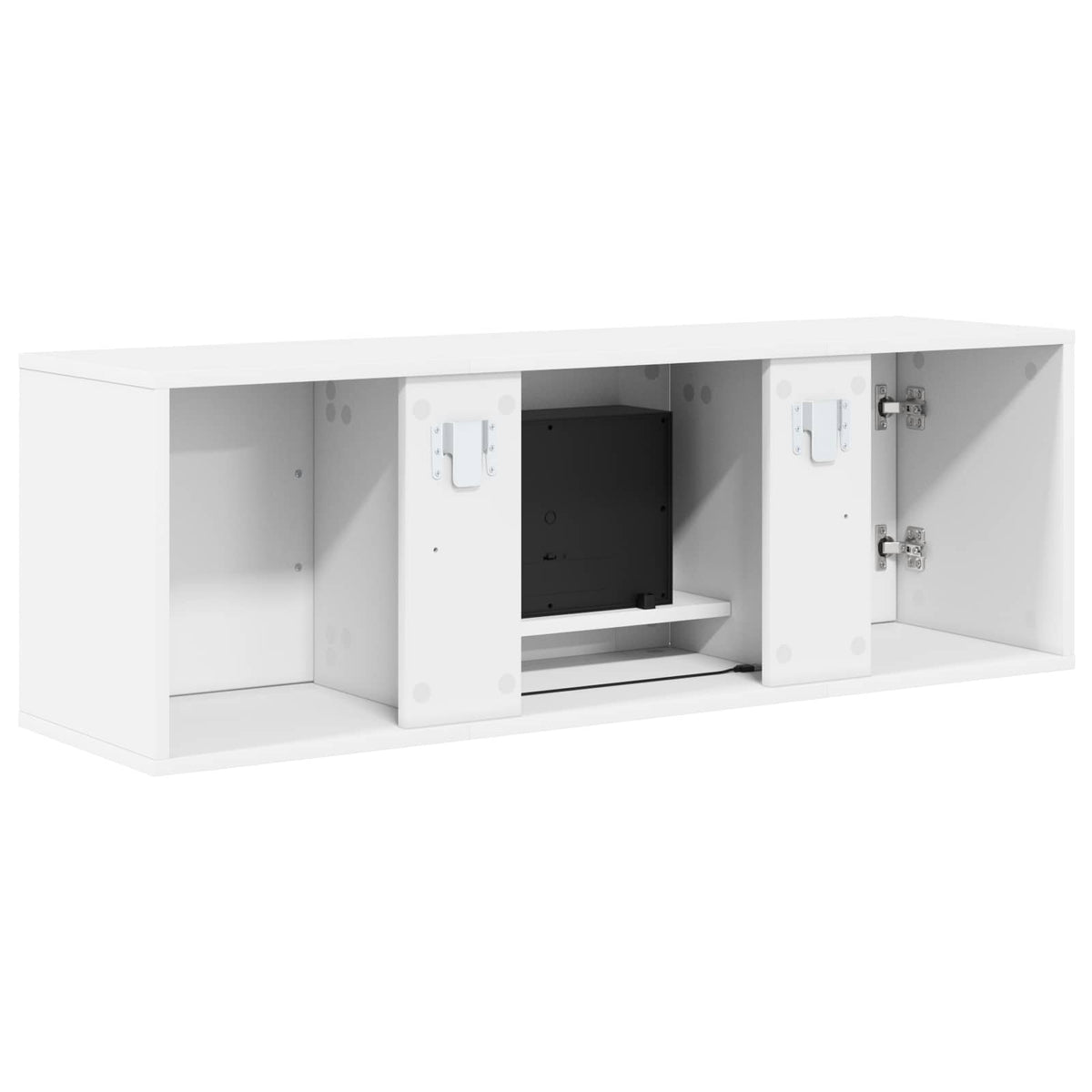 Electric Fireplace White 110 x 30 x 36.5 cm Engineered wood