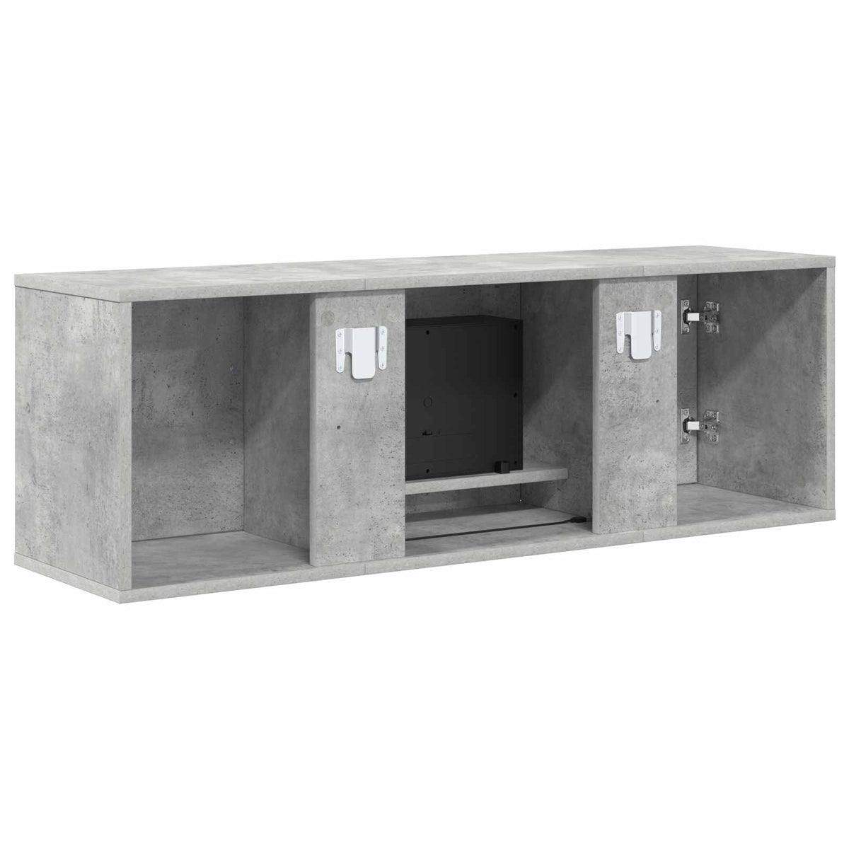 Electric Fireplace Concrete 110 x 30 x 36.5 cm Engineered wood